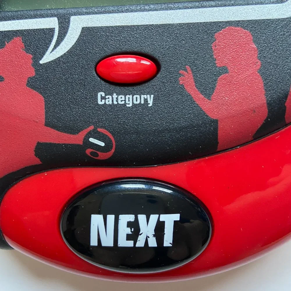 Scrabble Catch Phrase Electronic Game Handheld Team Party Hasbro Tested